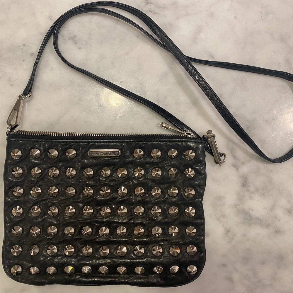 Rebecca Minkoff Silver Studded Crossbody